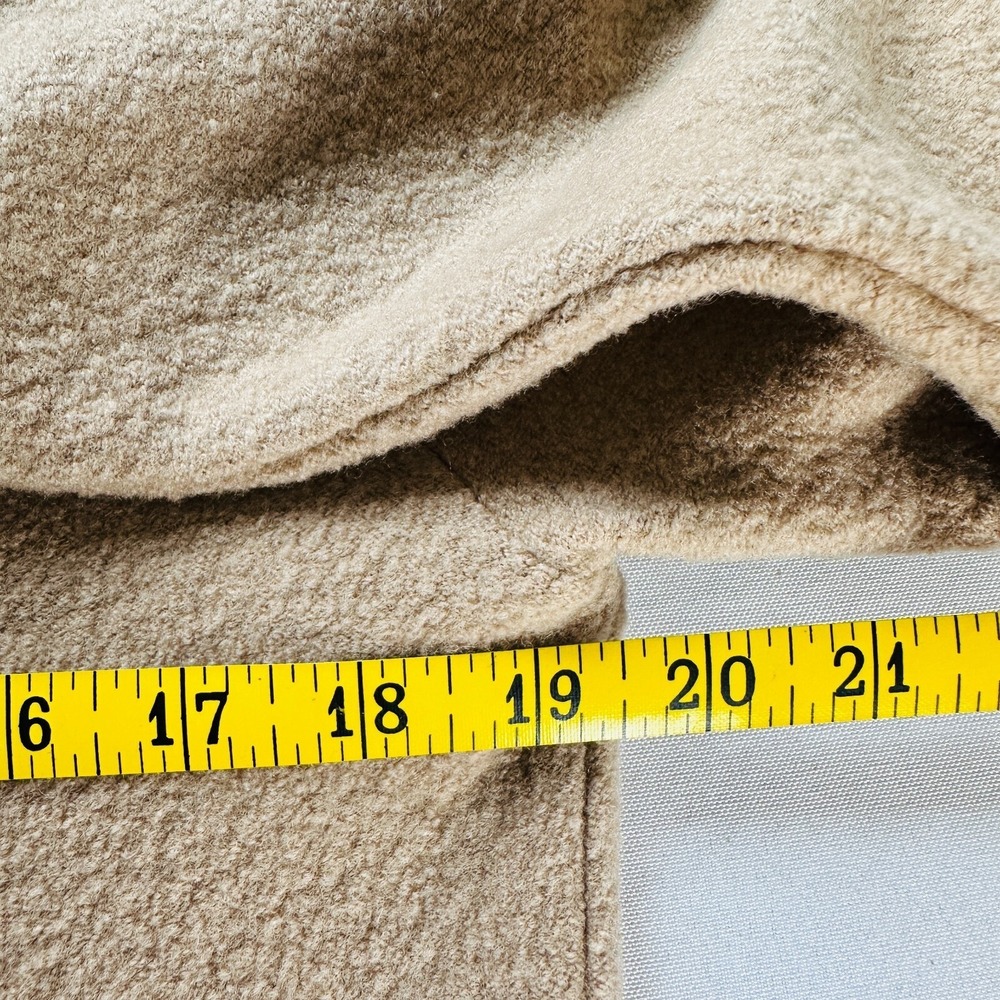 Aritzia Wilfred Banville Sweater Coat Jacket XS Light Beige/Cream Merino Wool - Picture 6 of 12
